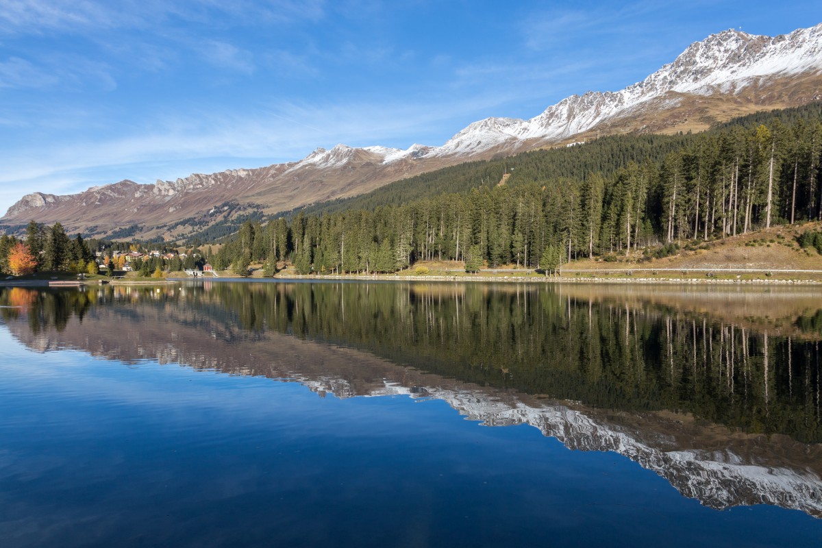 Herbst am Heidsee auf der Lenzerheide