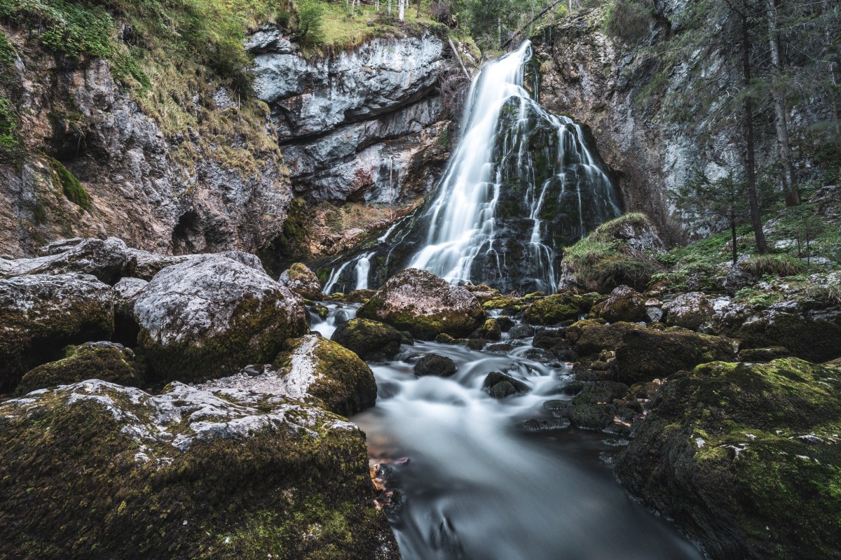 Gollinger Wasserfall im Herbst