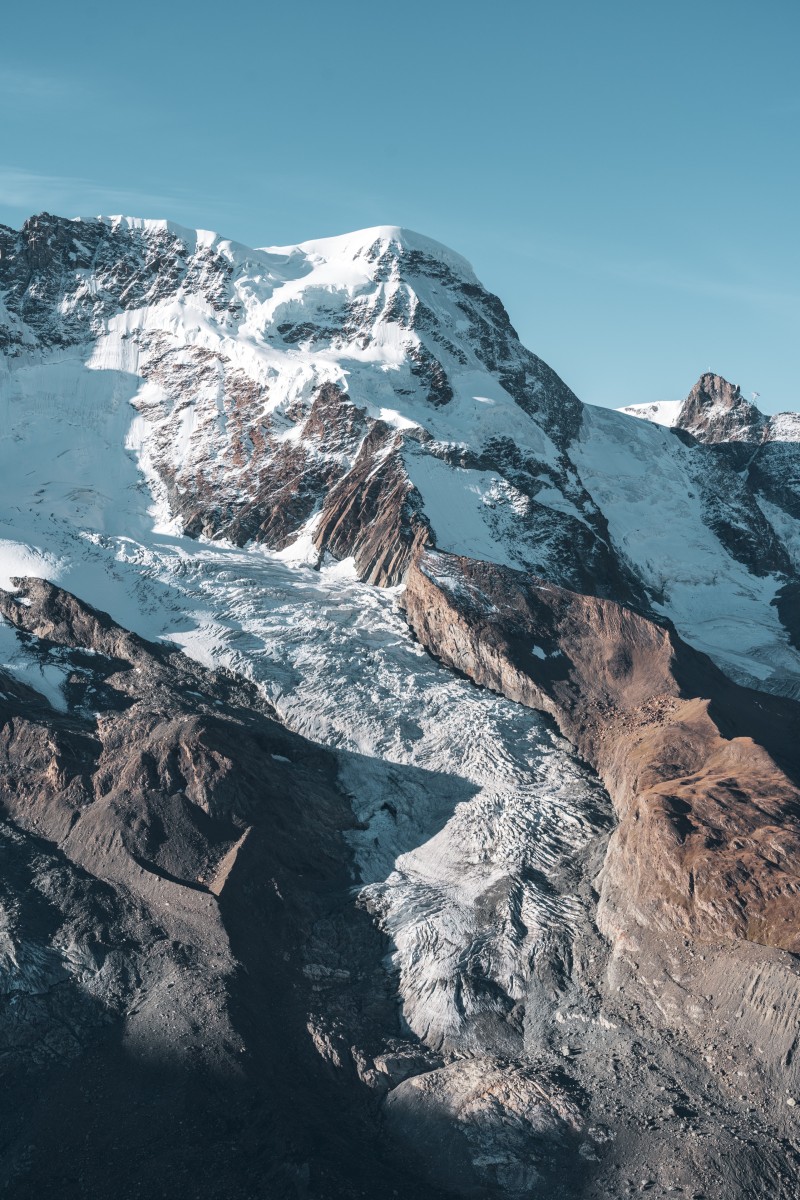 Gletscher am Breithorn