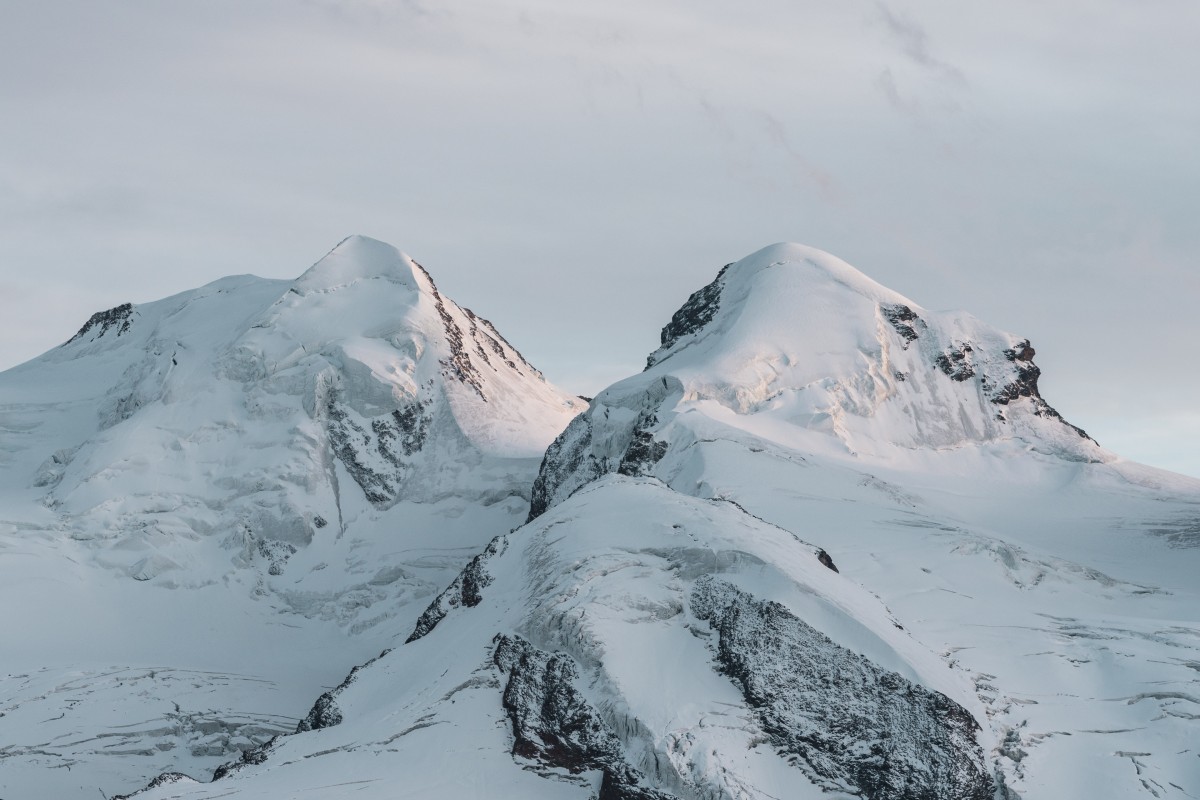 Castor und Pollux im Sonnenuntergang