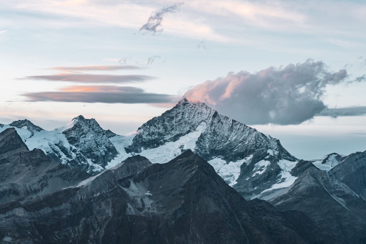 Sonnenuntergang am Weisshorn