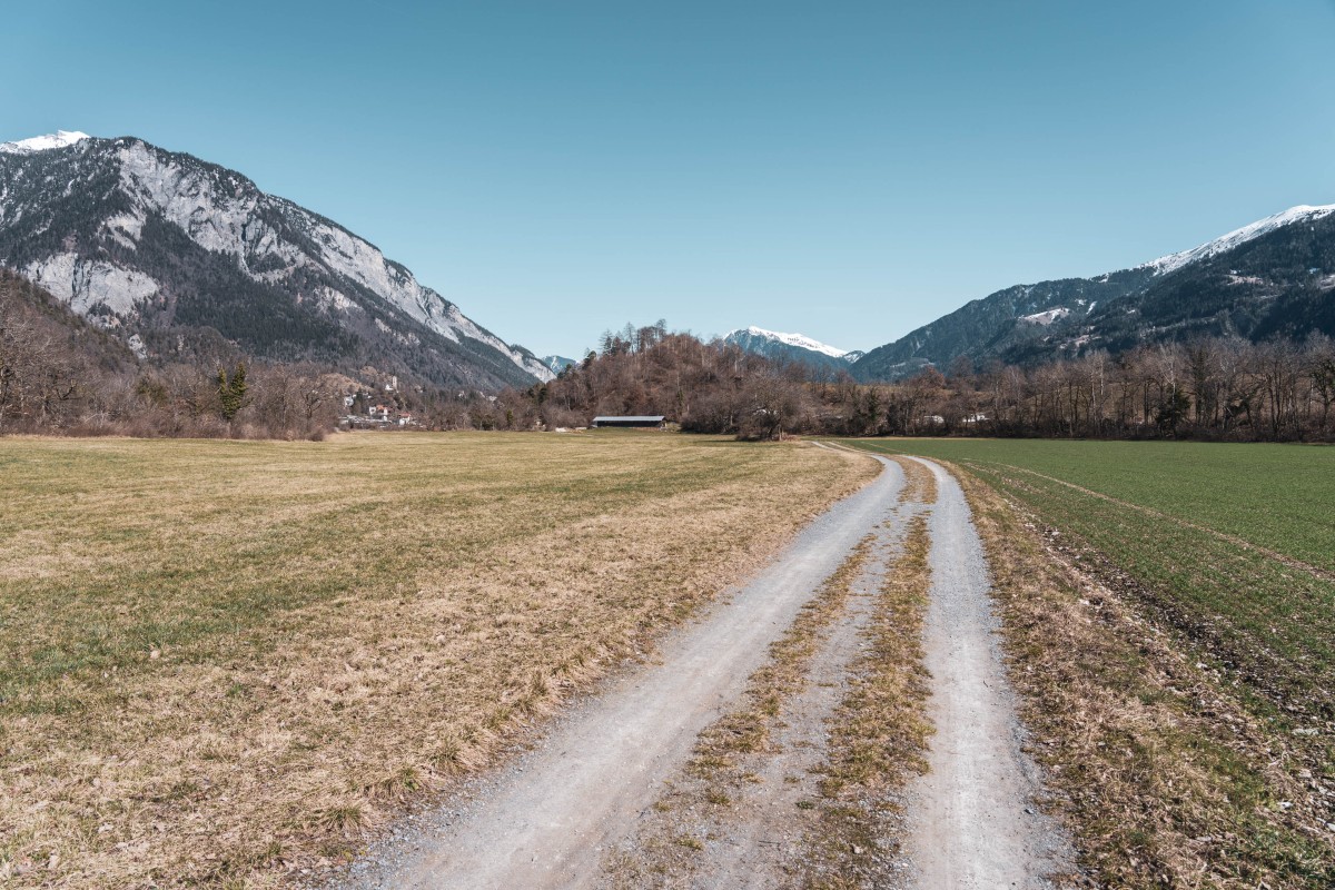 Wanderweg bei Bonaduz