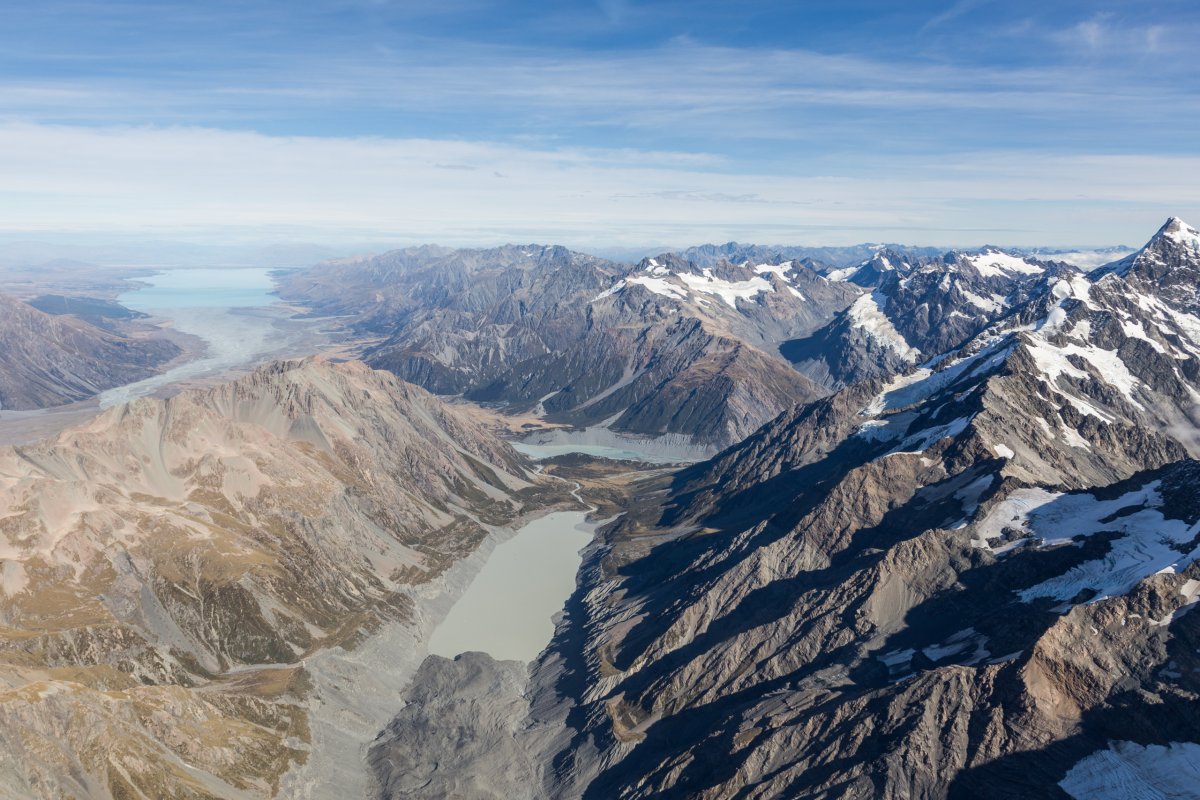 Hooker Valley in Neuseeland