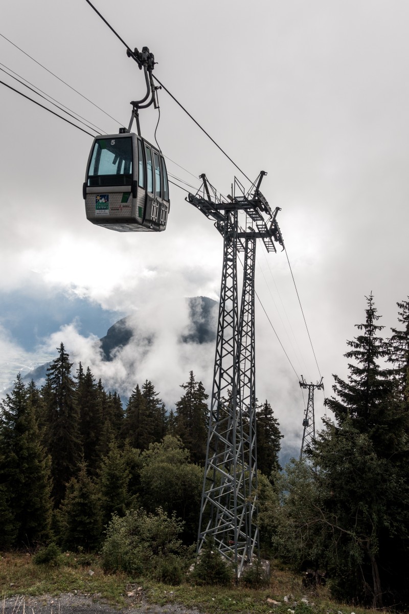 Kabinenbahn Les Marécottes - La Creusaz