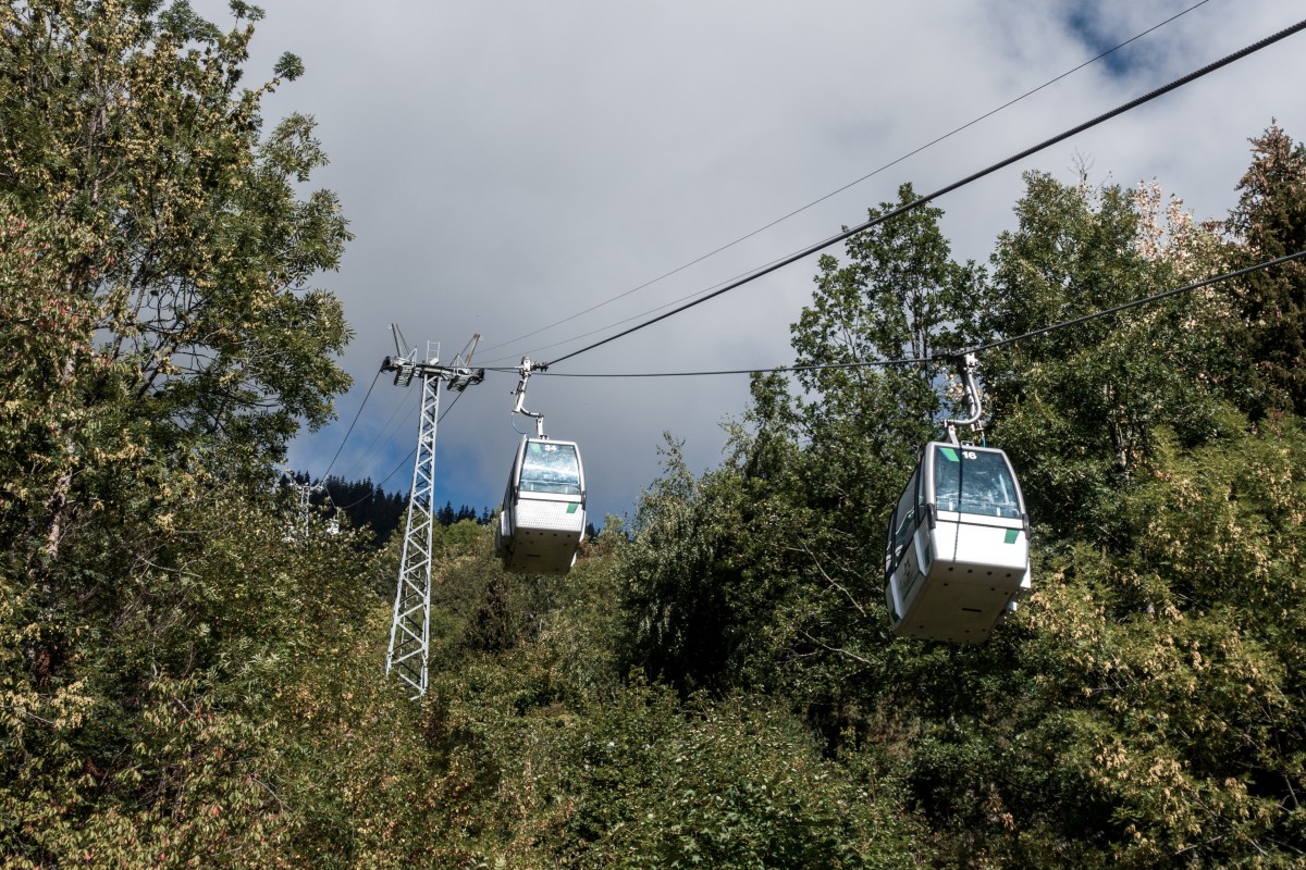 Kabinenbahn Les Marécottes - La Creusaz