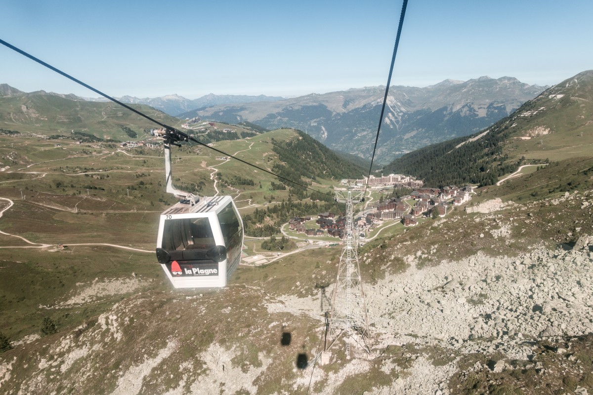 Kabinenbahn Roche de Mio in La Plagne