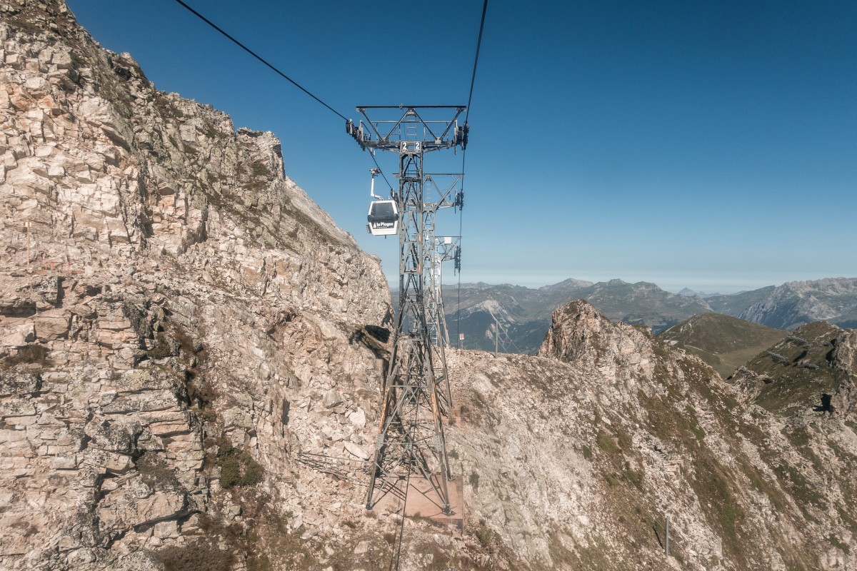 Kabinenbahn Roche de Mio in La Plagne