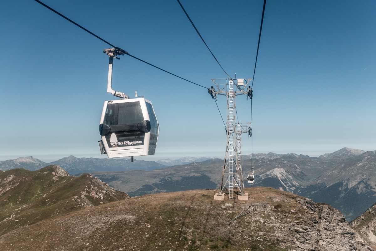 Kabinenbahn Roche de Mio in La Plagne