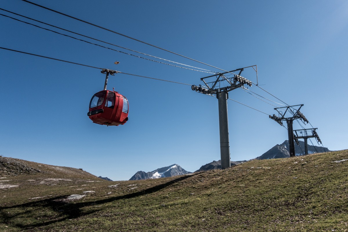 Kabinenbahn Bellecôte in La Plagne