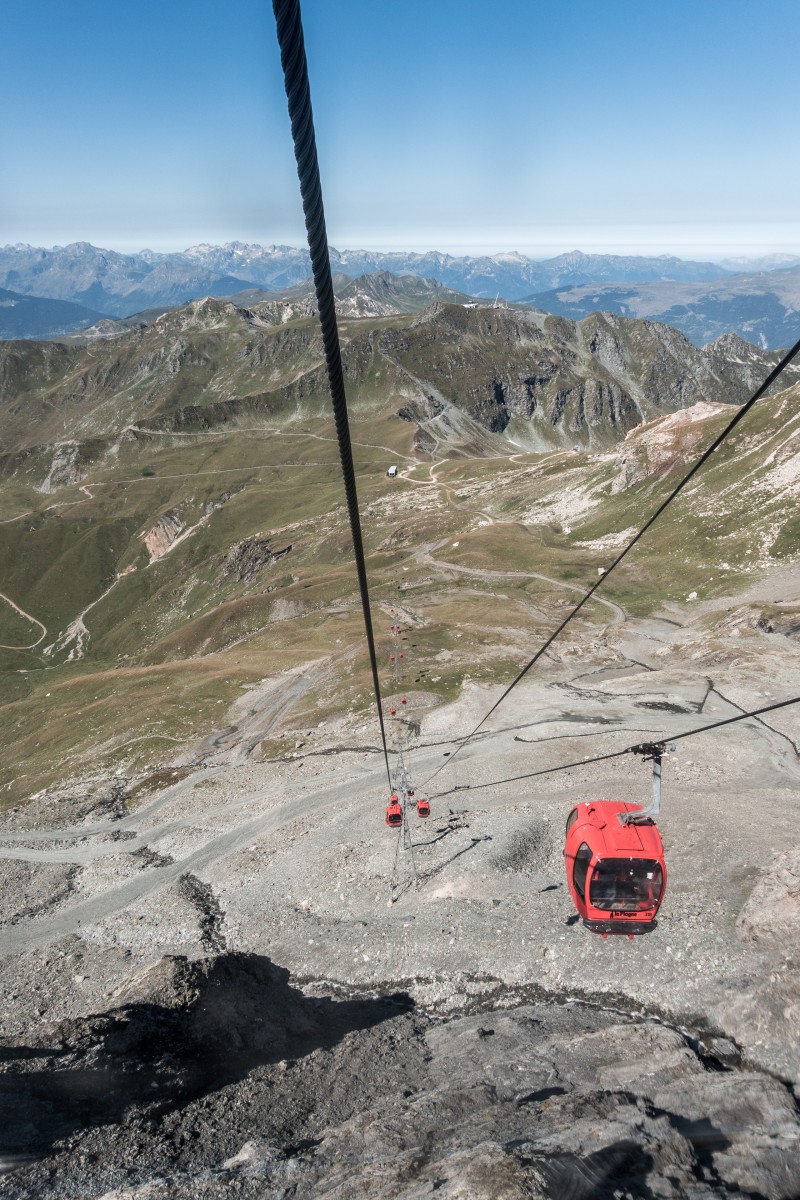 Kabinenbahn Bellecôte in La Plagne