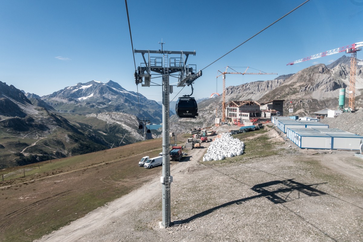 Kabinenbahn Solaise in Val d'Isère