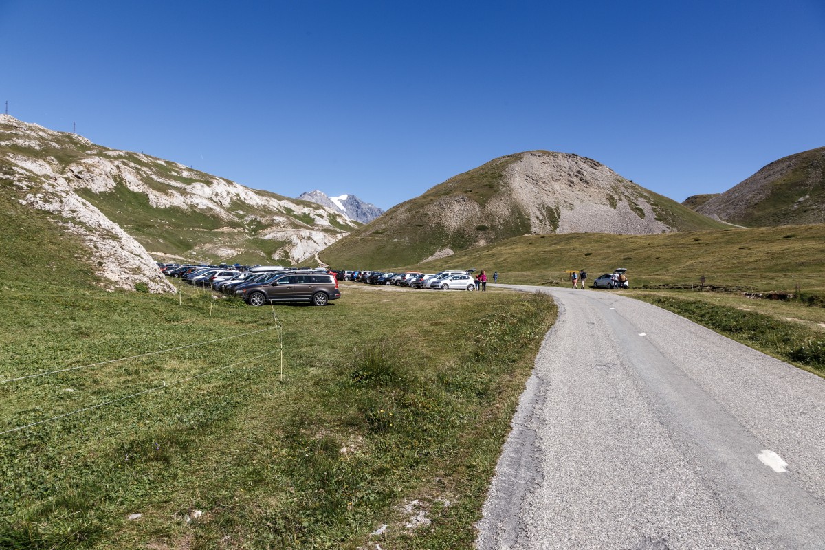 Parking Bellecôte im Nationalpark Vanoise