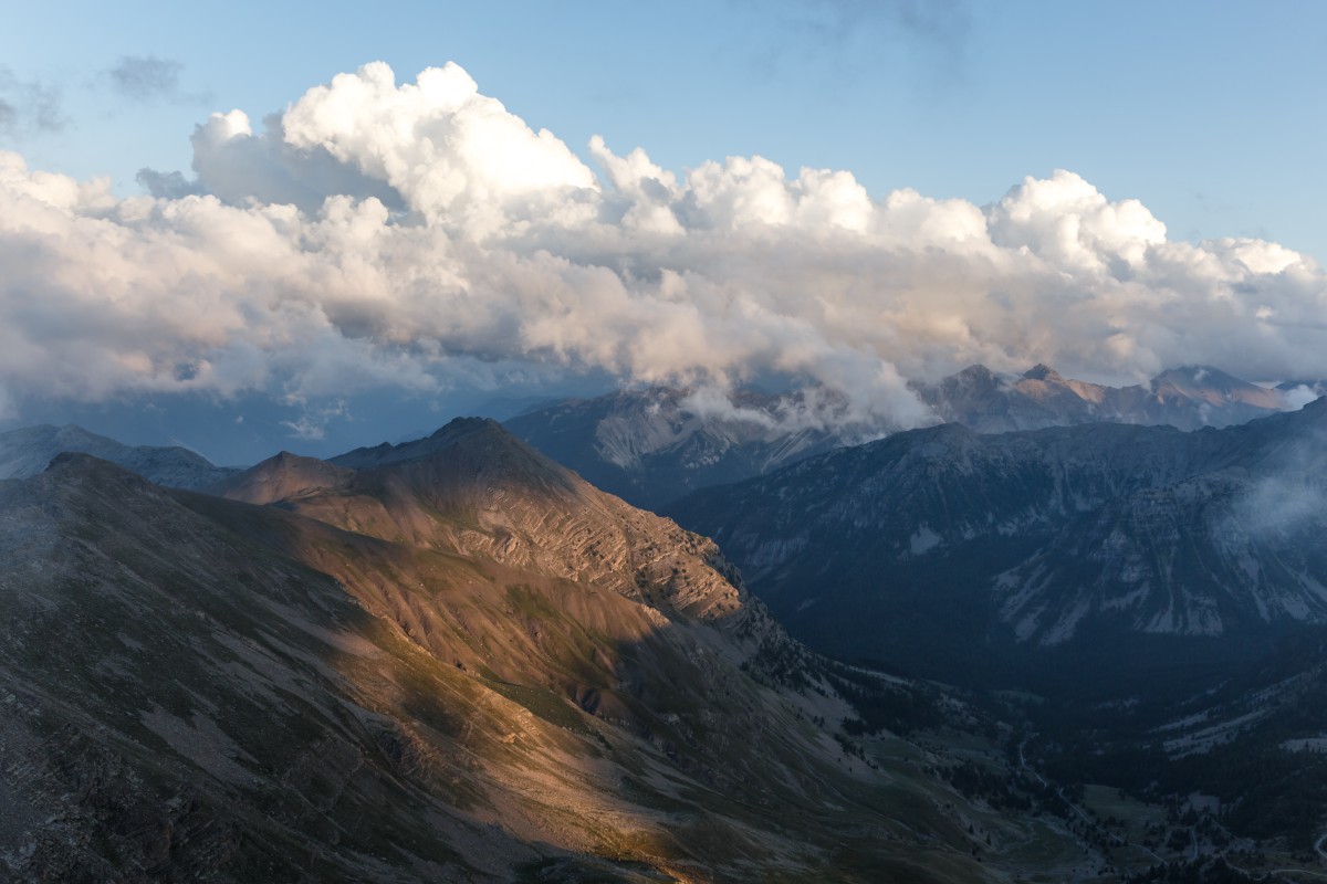 Sonnenuntergang an der Cime de la Bonette