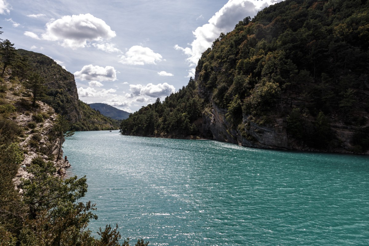 Lac de Castillon bei Saint-Julien-sur-Verdon