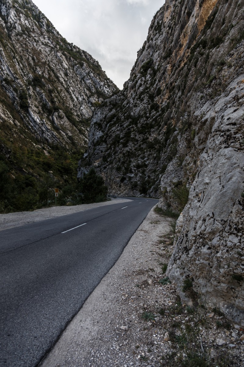 Eingang in die Gorges du Verdon bei Castellane