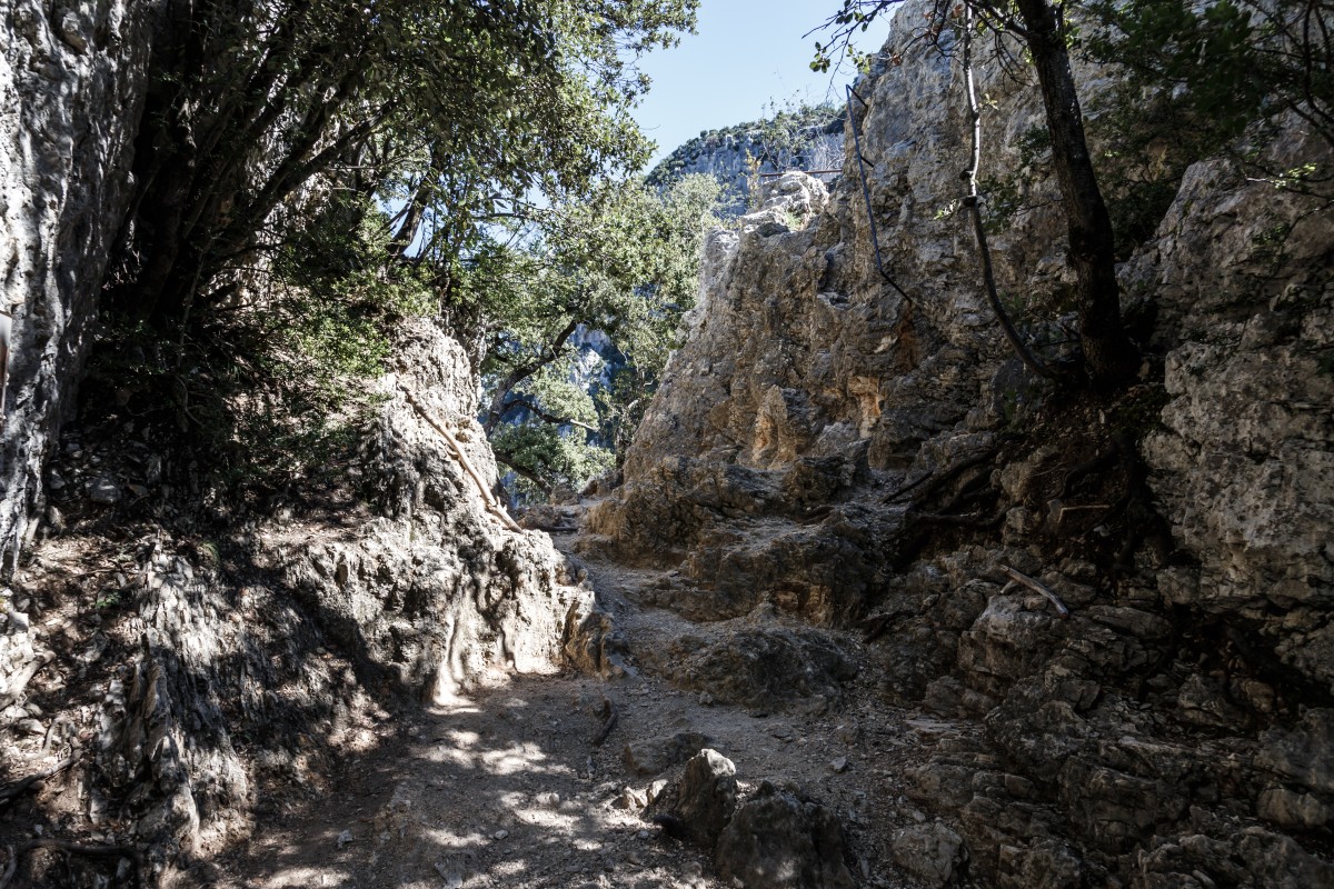 Sentier Blanc-Martel in den Gorges du Verdon