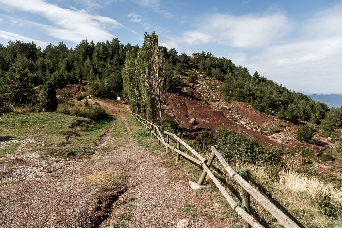Pyrenäen-Landschaft auf spanischer Seite