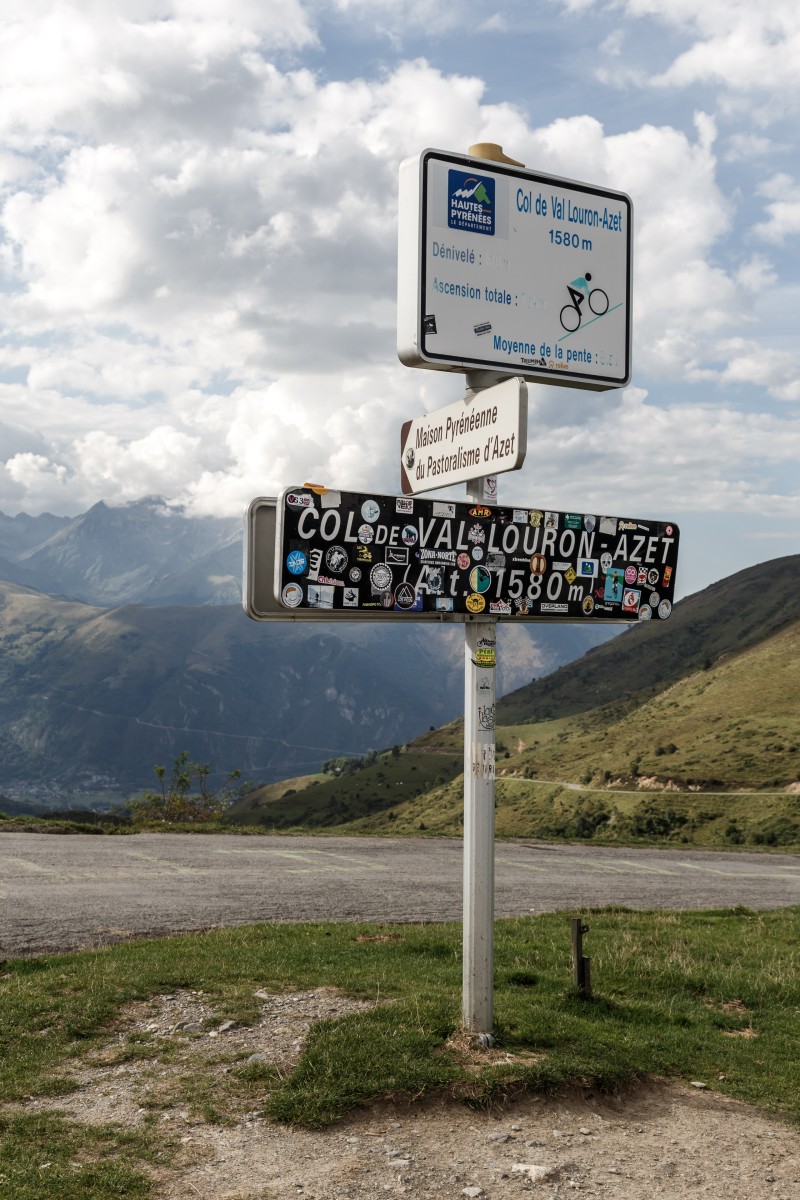 Col d'Azet in den Pyrenäen