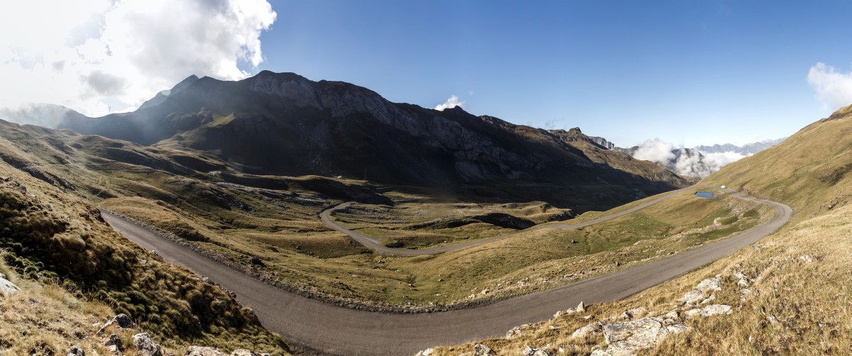 Straße zum Col des Tentes