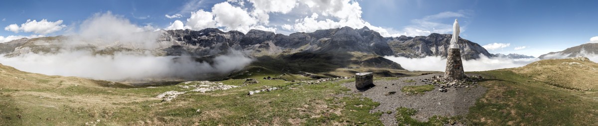 Panorama Cirque de Troumouse in den Pyrenäen