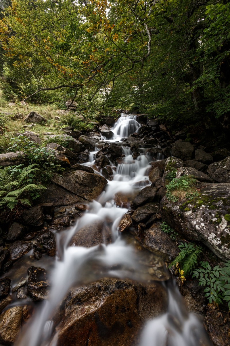 Wasserfall an der Pont d'Espagne in Cauterets