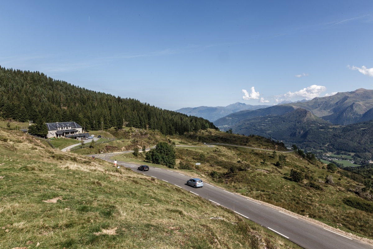 Landschaft am Col du Soulor in den Pyrenäen