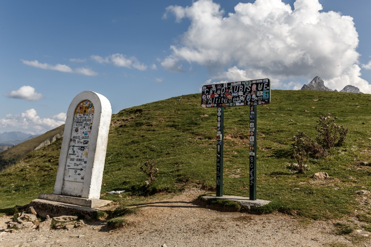 Col d'Aubisque in den Pyrenäen
