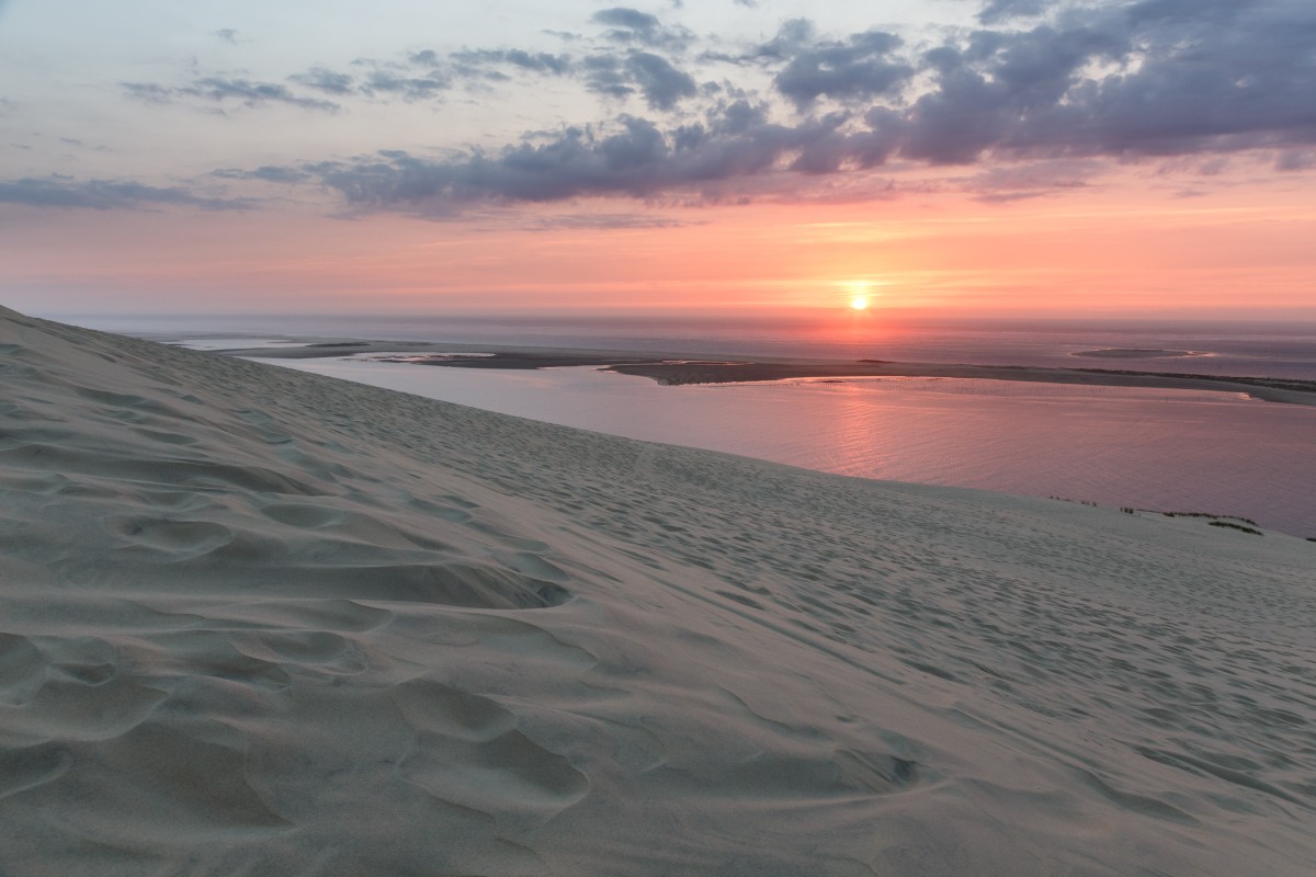 Sonnenuntergang auf der Dune du Pilat