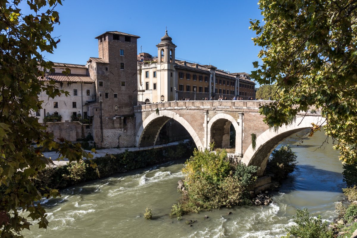 Isola Tiberina in Rom