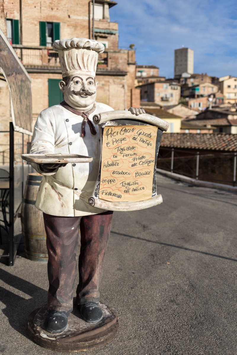 Restaurant in Siena in der Toskana