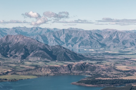 Lake Wanaka vom Mount Roy