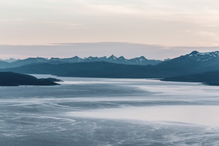 Mitternachtssonne auf dem Narvikfjellet