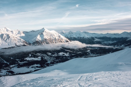 Sonnenuntergang am Stätzerhorn auf der Lenzerheide
