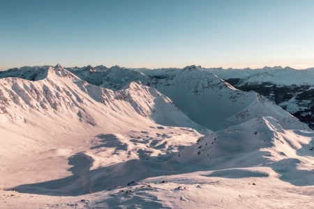 Sonnenuntergang am Parpaner Rothorn (Schweiz)