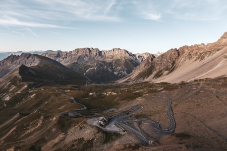 Passstraße zum Col du Galibier