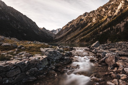 Sonnenaufgang am Lac de Gaube