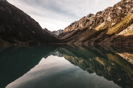 Sonnenaufgang am Lac de Gaube