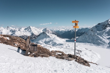 Am Piz Lagalb über dem Berninapass