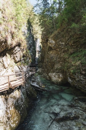 Vintgar-Klamm Triglav-Nationalpark in Slowenien