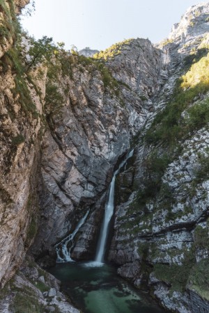 Savica-Wasserfall (Slap Savica) oberhalb des Bohinjsees