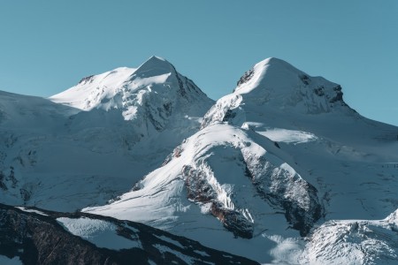 Castor und Pollux in den Walliser Alpen
