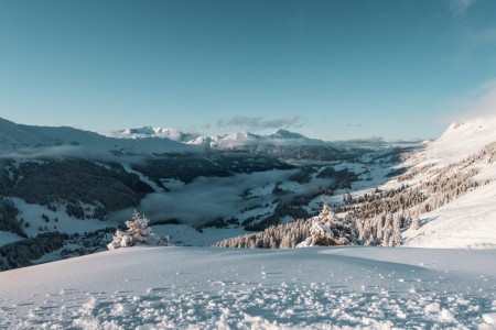 Sonnenuntergang auf der Lenzerheide
