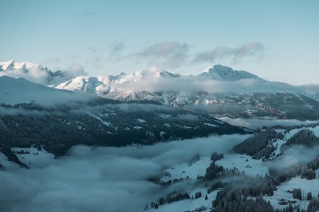 Sonnenuntergang auf der Lenzerheide