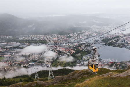 Seilbahn Ulriken in Bergen (Norwegen)