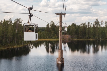 Seilbahn Norsjö in Schweden