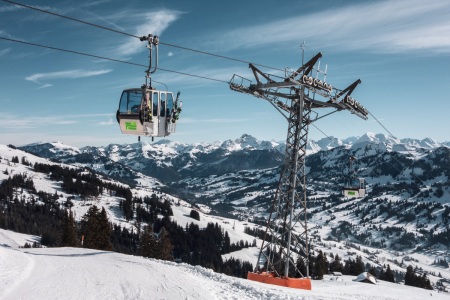 Kurven-Seilbahn Rellerli in Schönried - Gstaad