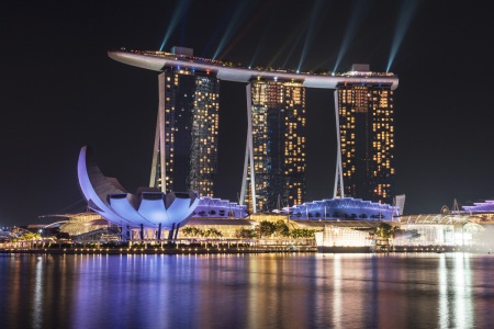 Marina Bay in Singapur
