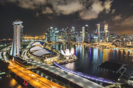 Marina Bay in Singapur