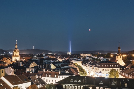 Mondfinsternis über Saarbrücken