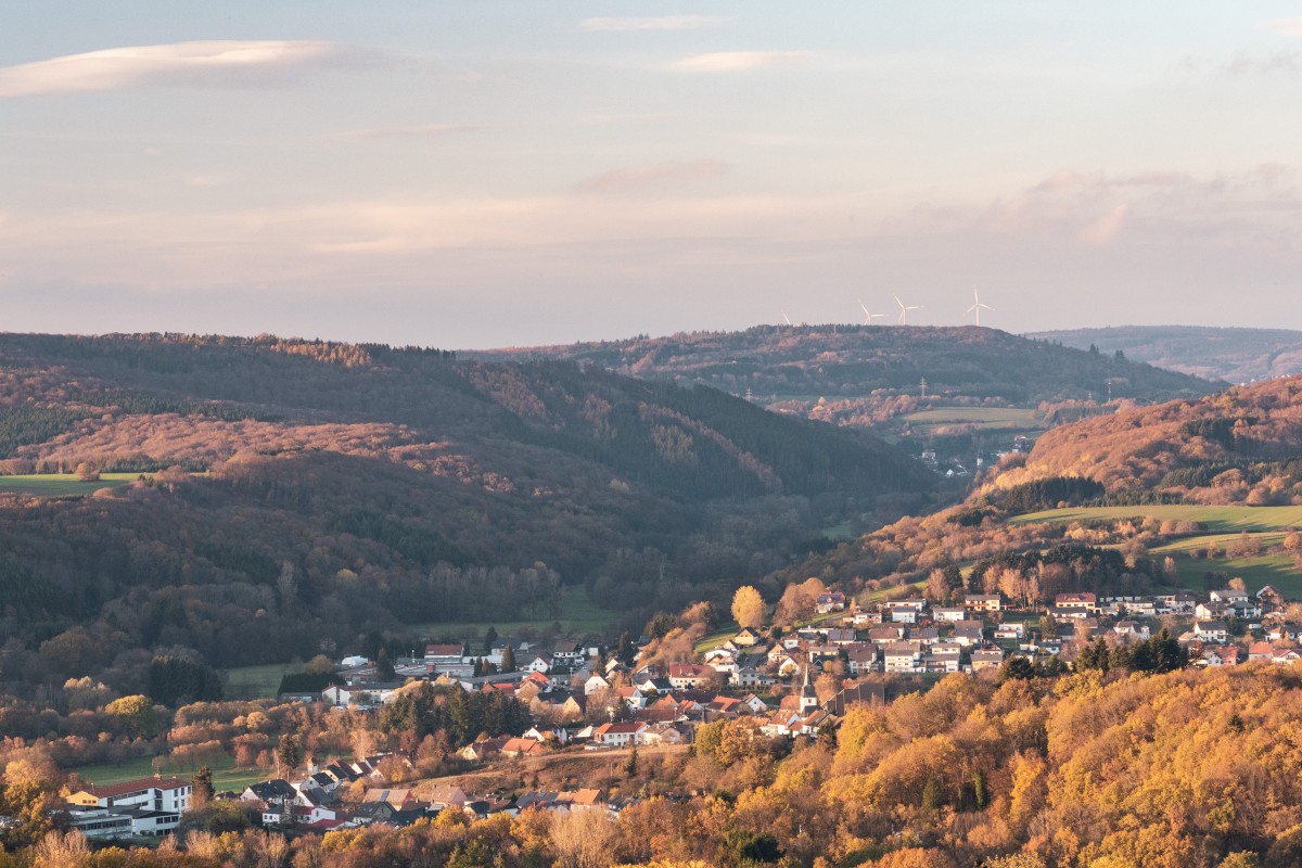 Panoramablick auf Primstal